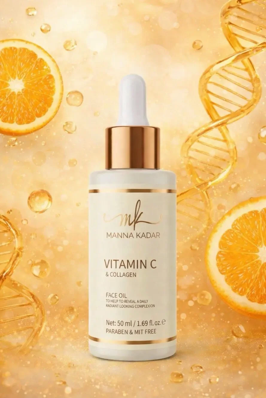 Manna Kadar - Vitamin C & Collagen - Face Oil – 1.69 fl oz/ 50 mL
